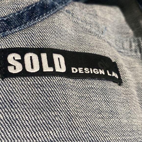 Denim Washed Overalls - Picture 3 of 8